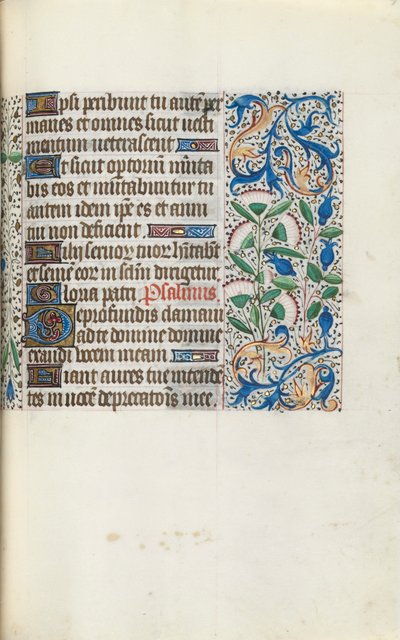 Órakönyv Rouen használata: fol. 90r, c. 1470. alkotó: Master of the Geneva Latini