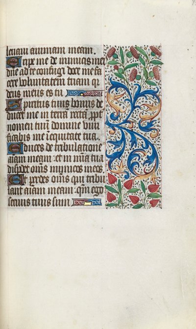 Órakönyv Rouen használata: fol. 92r, c. 1470. alkotó: Master of the Geneva Latini