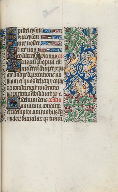 Órakönyv Rouen használata: fol. 96r, c. 1470. alkotó: Master of the Geneva Latini