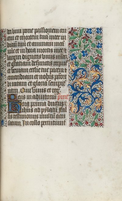 Órakönyv Rouen használata: fol. 97r, c. 1470. alkotó: Master of the Geneva Latini