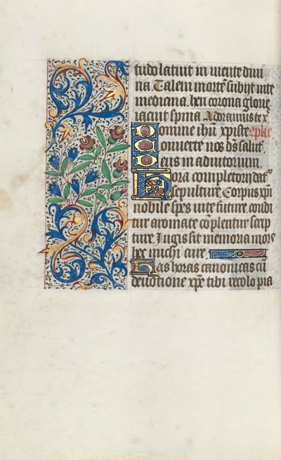 Órakönyv Rouen használata: fol. 98V, c. 1470. alkotó: Master of the Geneva Latini