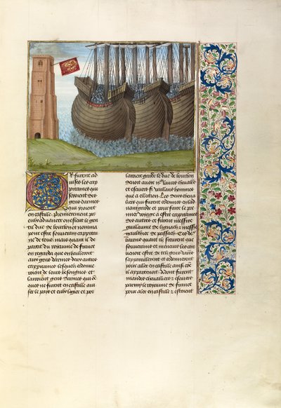 Az angol flotta flamand vizeken alkotó: Master of the Getty Froissart