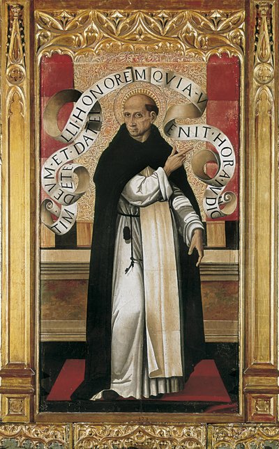Saint Vincent Ferrer (1350-1419) (festmény) alkotó: Master of the Grifo