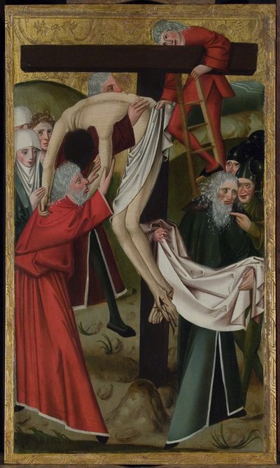 A lerakódás (olaj a panelen) alkotó: Master of the Hanover Marktkirche Altar