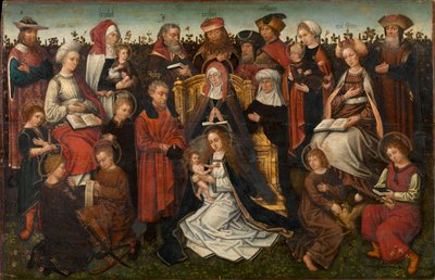 Szent Anna családja, 1500-10 körül (olaj, panel) alkotó: Master of the Holy Family of St. Anne