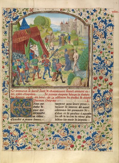 Sándor betegsége a Cydnus folyónál és Sisinnes halála alkotó: Master of the Jardin de vertueuse consolation and assistant