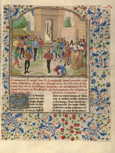 A szittaceni verseny és a Sisigambis megnyugtatása alkotó: Master of the Jardin de vertueuse consolation