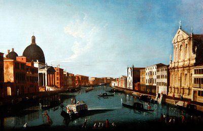 Egy velencei csatorna jelenet alkotó: Master of the Langmatt Foundation Views