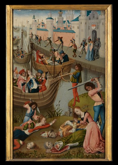 Panel a Szent Orsolya legendájából alkotó: Master of the Legend of St. Ursula