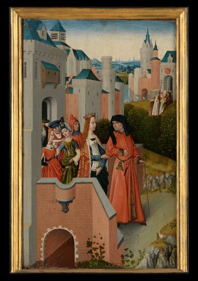 Panel a Szent Orsolya legendájából alkotó: Master of the Legend of St. Ursula