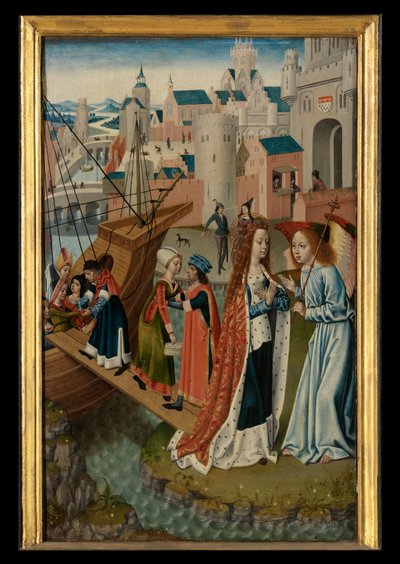 Panel a Szent Orsolya legendájából alkotó: Master of the Legend of St. Ursula