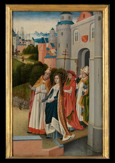 Panel a Szent Orsolya legendájából alkotó: Master of the Legend of St. Ursula