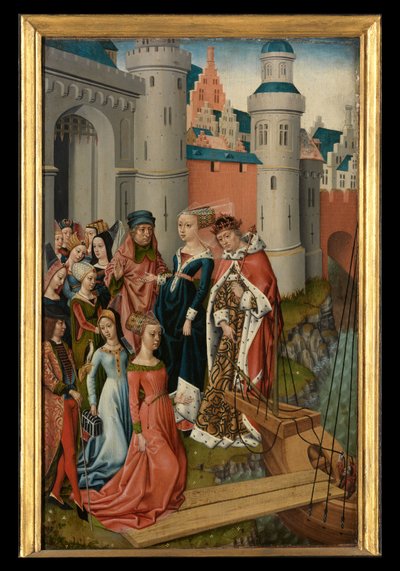 Panel a Szent Orsolya legendájából alkotó: Master of the Legend of St. Ursula