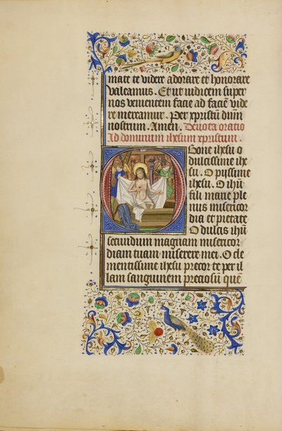 Kezdeti O: A bánatos ember alkotó: Master of the Llangattock Hours