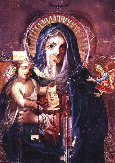 „Picasso Madonnája”, 1200 körül (panel) alkotó: Master of the Magdalene Altarpiece