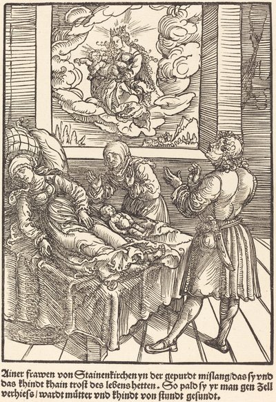 Ainer Frau von Stainerkirchen... alkotó: Master of the Miracles of Mariazell