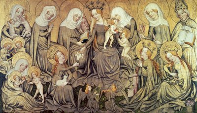 Az Ortenberg-oltár középső táblája, c1410-1420 alkotó: Master of the Ortenberg Altar