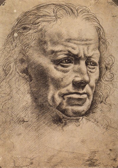 Egy férfi feje alkotó: Master of the Pala Sforzesca