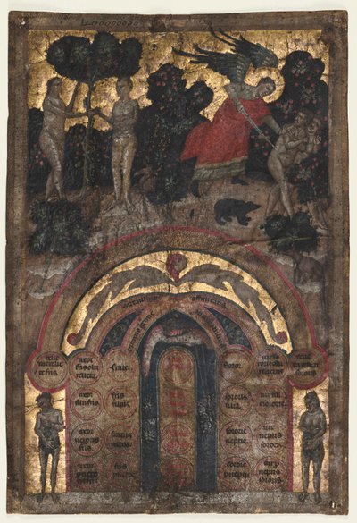 Levél Johannes Andrea „Előadás a rokonság és rokonság fájáról: rokonsági táblázat” című kötetéből alkotó: Master of the Register of 1328
