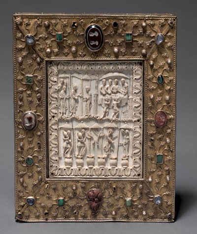 Könyv alakú ereklyetartó, c. 1000. alkotó: Master of the Registrum Gregorii