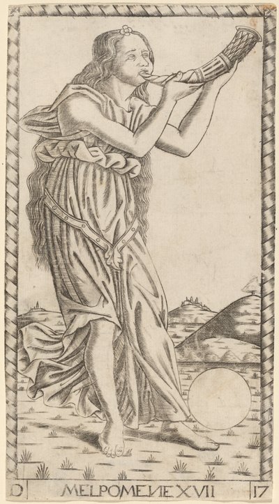 Melpomene alkotó: Master of the S Series Tarocchi