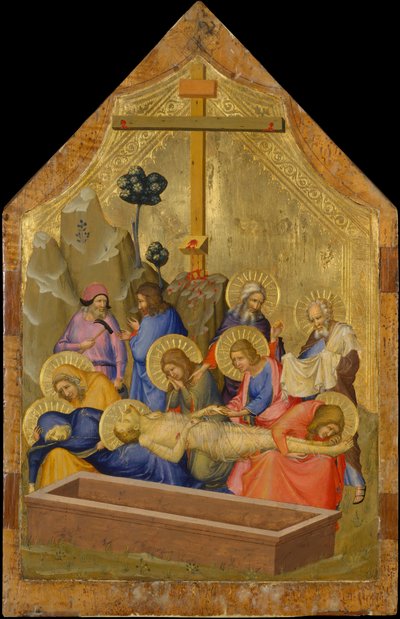 The Lamentation, kb. 1330-35. alkotó: Master of the Saint George Codex
