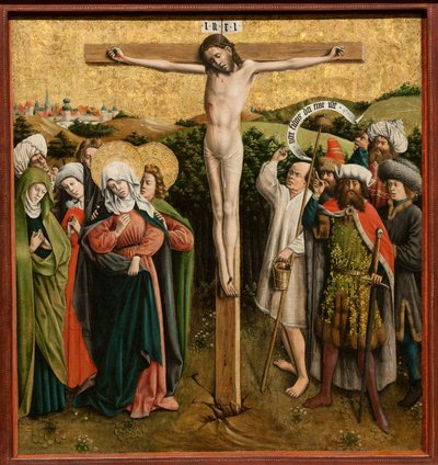 Oltárkép Krisztus passiójával, 1440 körüli évek (olaj és arany, fa) alkotó: Master of the Schlägl Altarpiece