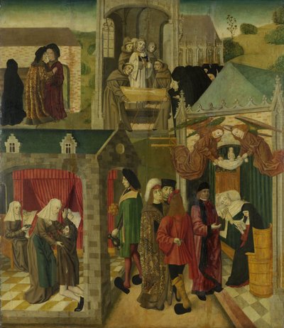 Magyarországi Szent Erzsébet a marburgi betegek gondozása alkotó: Master of the St Elizabeth Panels