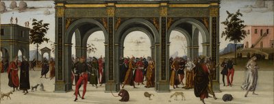 Griselda története. II. rész: Száműzetés, 1490-1495 körül alkotó: Master of the Story of Griselda