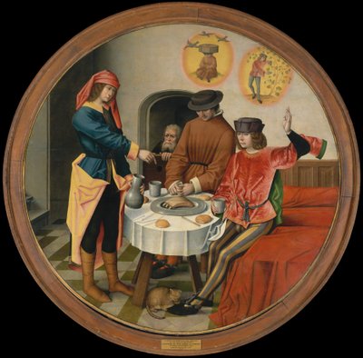 József tolmácsolja rabtársai álmait. alkotó: Master of the Story of Joseph