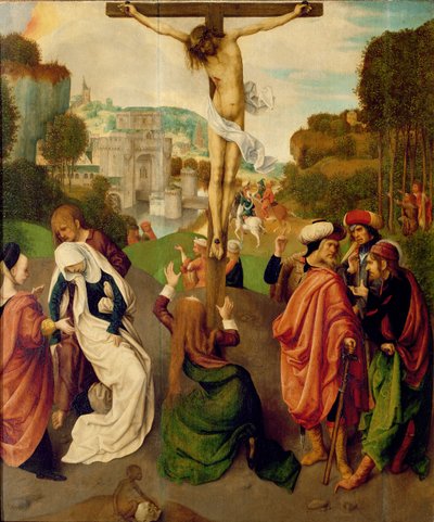 Keresztre feszítés alkotó: Master of the Virgo Inter Virgines