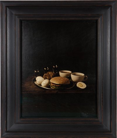 Last Meal on Death Row, Gary Gilmore, 2012 (Digitális transzfer nyomat kecskebőr pergamenre) alkotó: Mat Collishaw