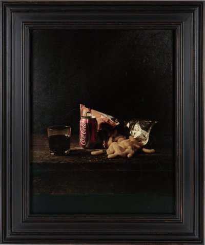 Last Meal on Death Row, Louis Jones Junior, 2012 (Digitális transzfer nyomat kecskebőr pergamenre) alkotó: Mat Collishaw