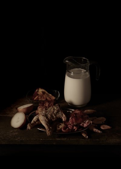 Last Meal on Death Row, Texas; Sammie Felde Junior, 2011 (C-típusú fénykép) alkotó: Mat Collishaw