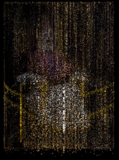Az ártatlanság vége, 2009 (vetítővászon, projektor és merevlemez) alkotó: Mat Collishaw