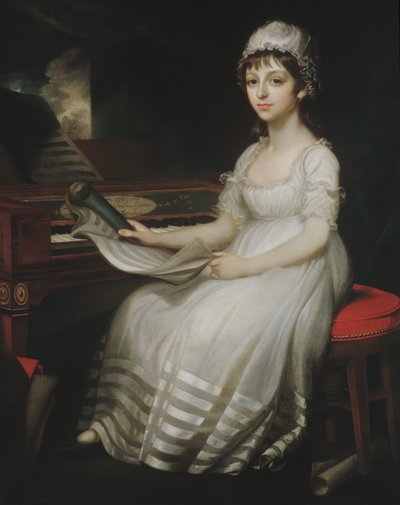 Fiatal nő portréja, 1801. alkotó: Mather Brown