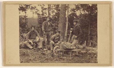 A 69. N.Y.V. ezred utászalakulata alkotó: Mathew B. Brady