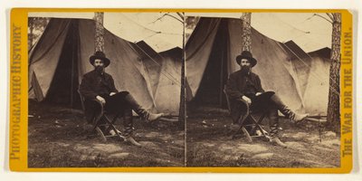 Dana, hadügyminiszter-helyettes; Grant tábornok virginiai főhadiszállásán készült alkotó: Mathew B. Brady