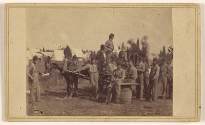 Fort Runyon telepesei alkotó: Mathew B. Brady