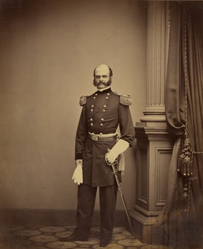 A. E. Burnside vezérőrnagy alkotó: Mathew B. Brady