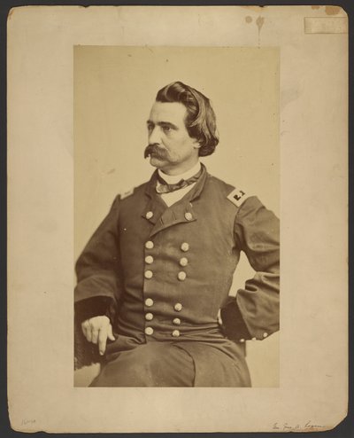 [John A. Logan tábornok portréja] alkotó: Mathew B. Brady