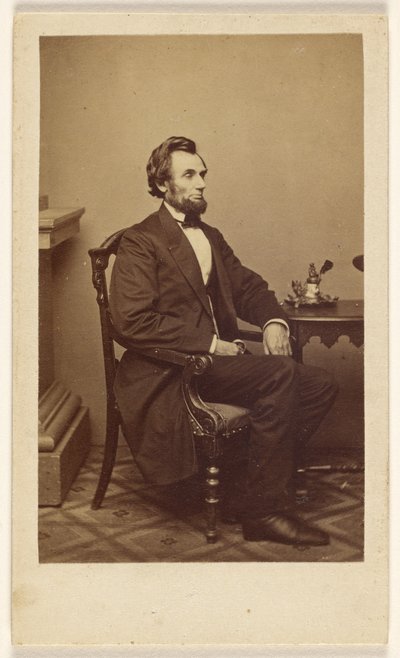 Abraham Lincoln elnök, Washington, D.C. alkotó: Mathew B. Brady