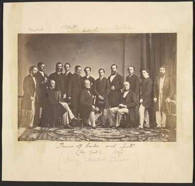 A walesi herceg és kísérete (New York), 1860 alkotó: Mathew B. Brady