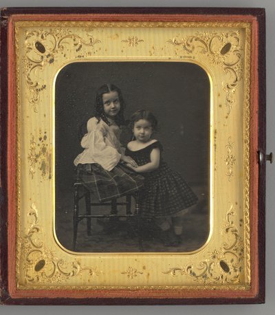 Cím nélkül (Két lány portréja) alkotó: Mathew B. Brady