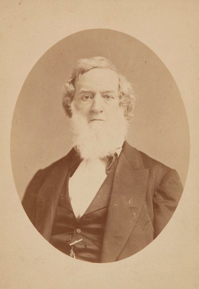 Gideon Welles kabinetkártyája, 1860-1878. alkotó: Mathew Brady