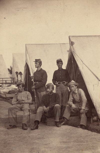 Tábori jelenet,1862 (fotó) alkotó: Mathew Brady