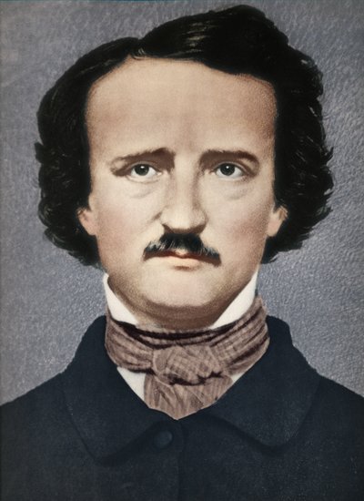 Edgar Allan Poe, 1840, 1939 alkotó: Mathew B. Brady