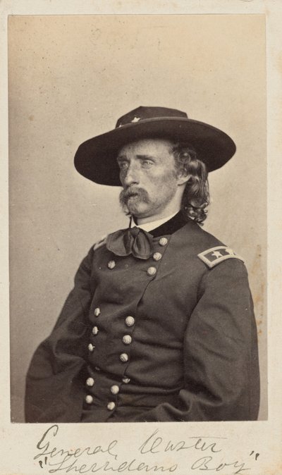 George Armstrong Custer tábornok,1865 (fénykép) alkotó: Mathew Brady