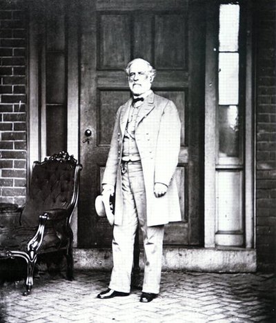 Robert E. Lee tábornok (1807-70) (f/w fotó) alkotó: Mathew Brady