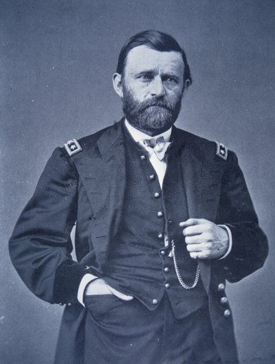 Ulysses Simpson Grant (f/w fotó) alkotó: Mathew Brady